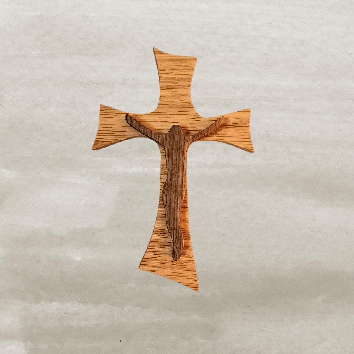 Handcrafted Wooden Cross, Religious Home Décor, Church Cross, Christian Wall Art, Housewarming Gift