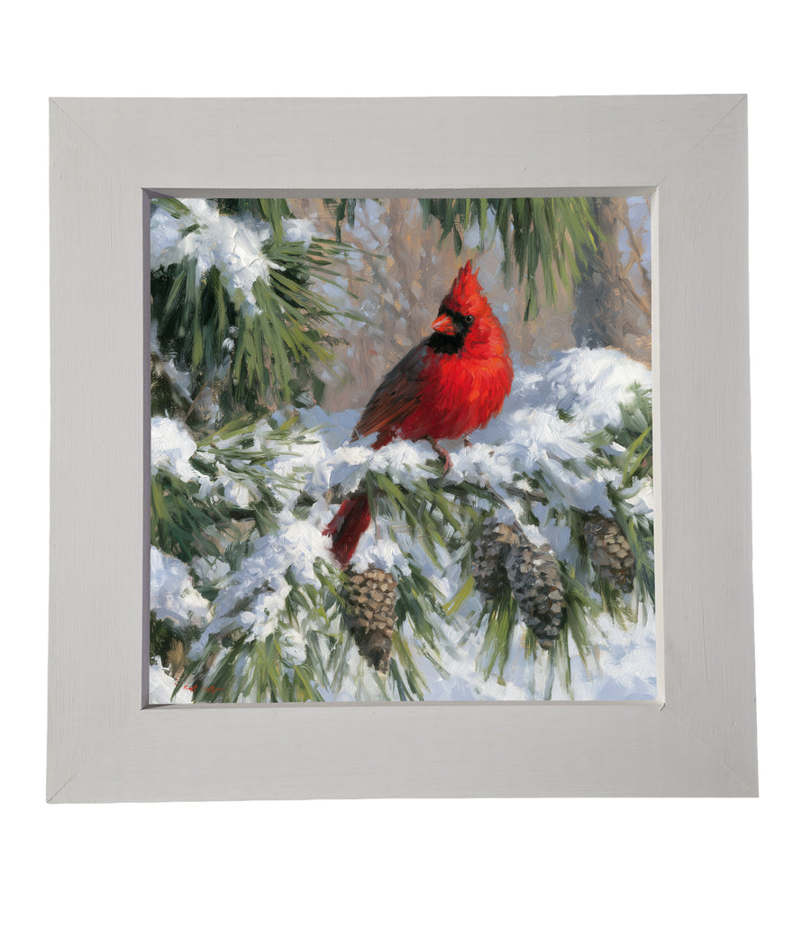 Timeless framed Christmas artwork with a refined, traditional style — product view 6