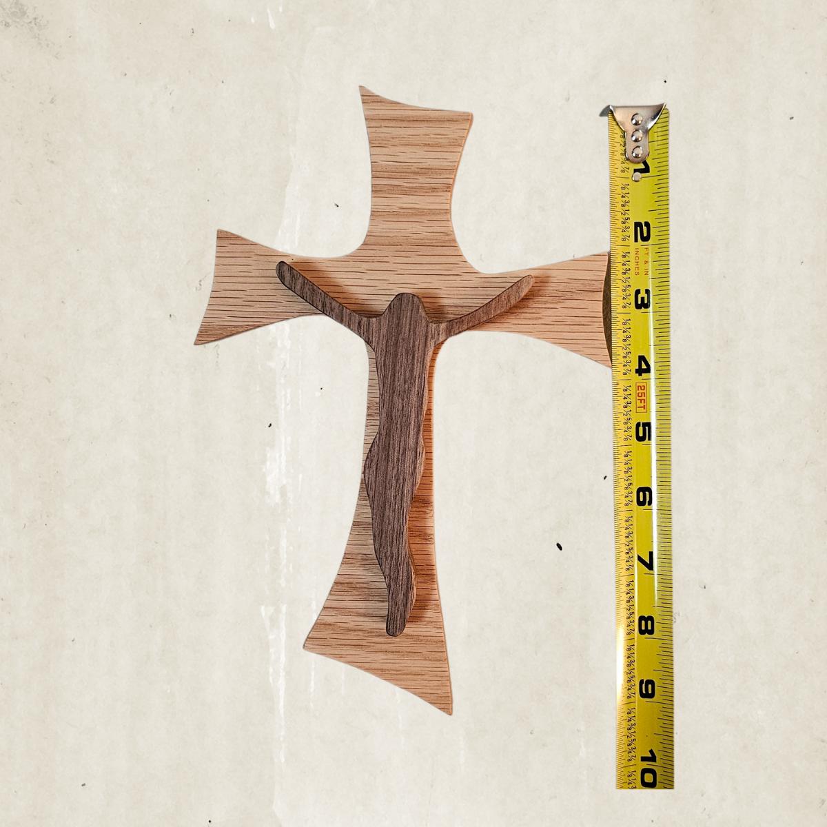 Handcrafted Wooden Cross, Religious Home Décor, Church Cross, Christian Wall Art, Housewarming Gift