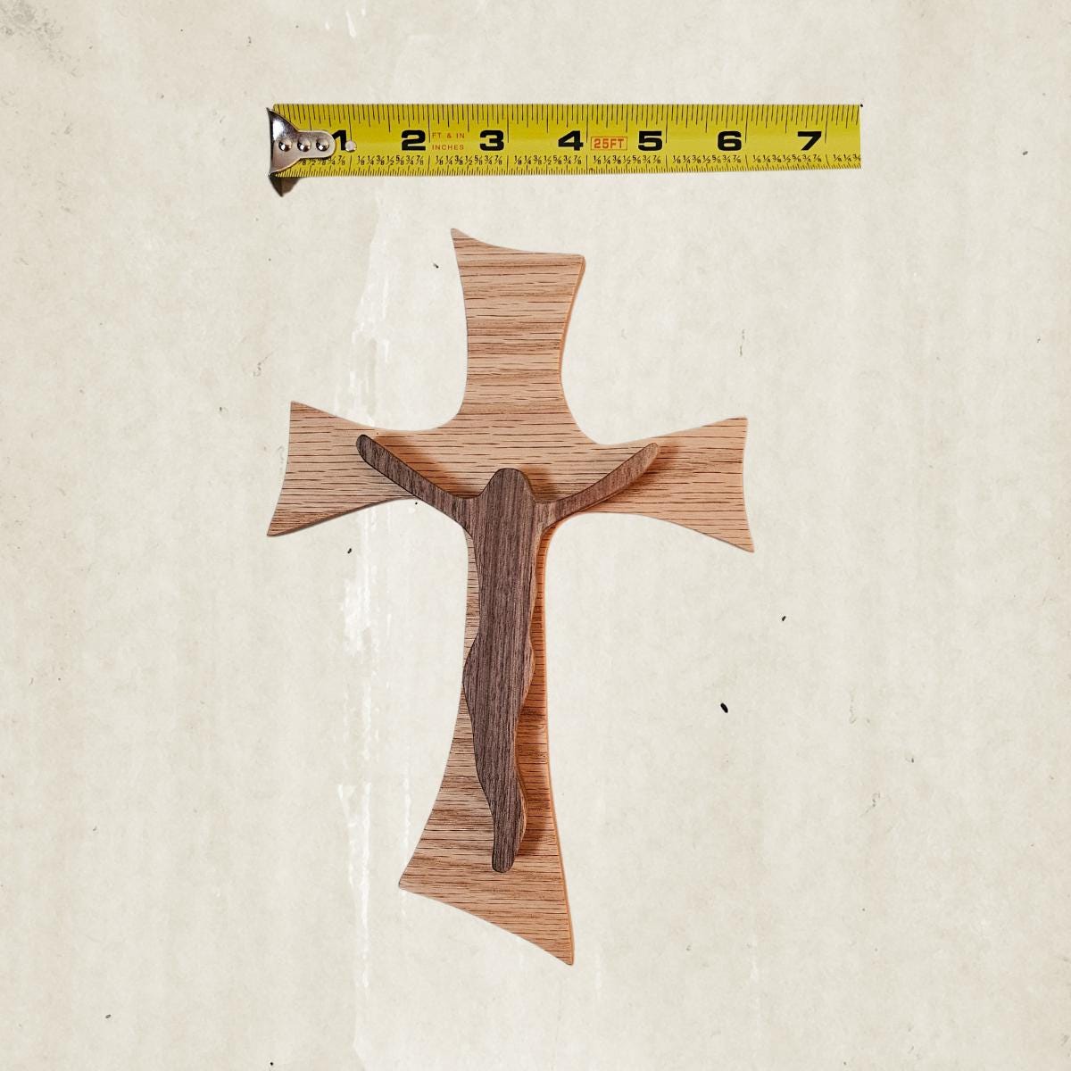 Handcrafted Wooden Cross, Religious Home Décor, Church Cross, Christian Wall Art, Housewarming Gift