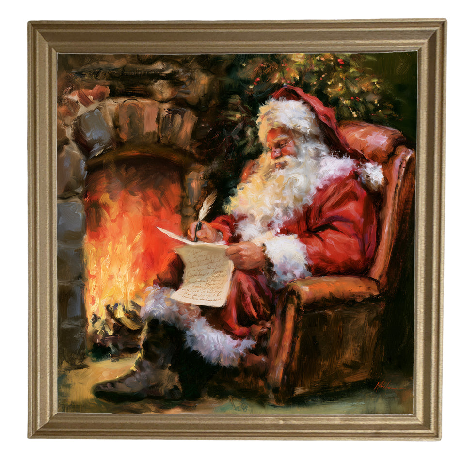 Timeless holiday-themed framed art with a refined, traditional countryside aesthetic — product view 8
